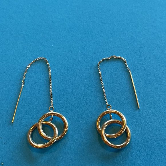 Gold Hoop Earrings - Picture 2 of 2